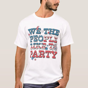 我々国民はパーティー好きだ Tシャツ