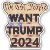 我々国民は切り札が欲しい シール (正面)