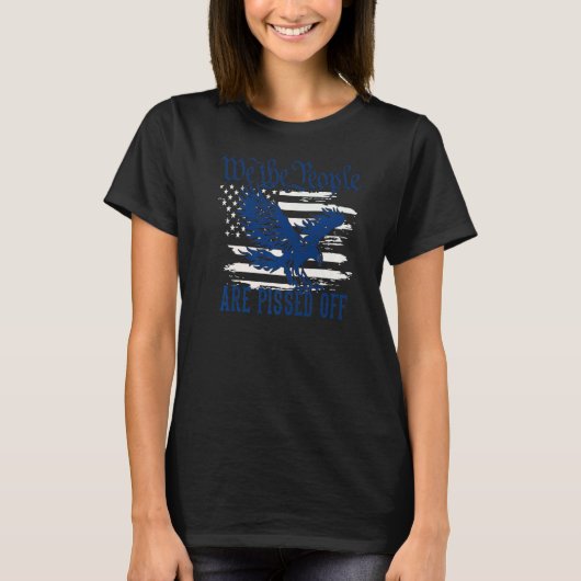 我々国民は怒っている Tシャツ (正面)