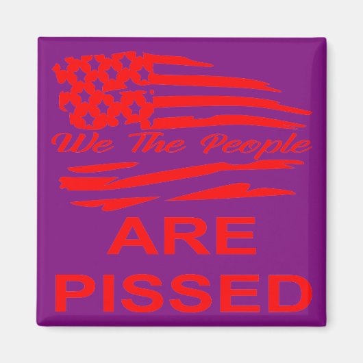 我々国民は怒っ#USAPatriotGraphics © マグネット (正面)