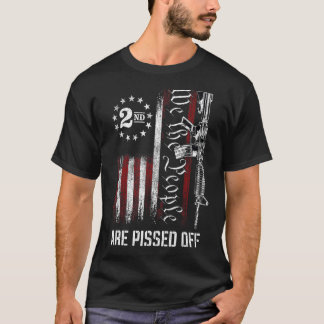 我々国民は憲法プロの銃に腹を立てている Tシャツ