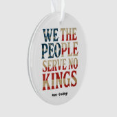 我々国民は民主化志士を支持する王に仕えていない オーナメント (正面)