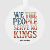 我々国民は民主化志士を支持する王に仕えていない オーナメント (正面)