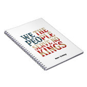 我々国民は民主化志士を支持する王に仕えていない ノートブック (右側)