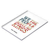 我々国民は民主化志士を支持する王に仕えていない ノートブック (左側)