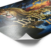 我々国民は獅子を繰り返す フォトプリント            (角)