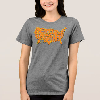 我々国民は結束している トライブレンドTシャツ