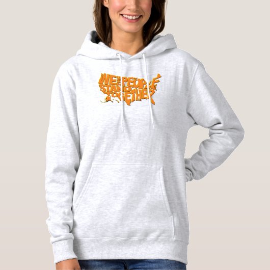 我々国民は結束している パーカ (正面)