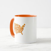 我々国民は結束している マグカップ (正面左)