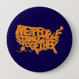 我々国民は結束している 缶バッジ