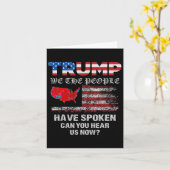 我々国民は2024年話の選挙の地図を持っている カード (黄色い花)