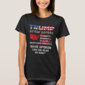 我々国民は2024年話の選挙の地図を持っている Tシャツ (正面)