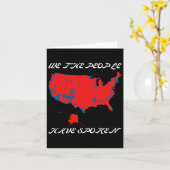 我々国民は2024年話米国選挙マップTr カード (黄色い花)