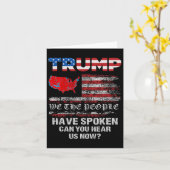 我々国民は2024話年の米国のTee選挙を持っている カード (黄色い花)
