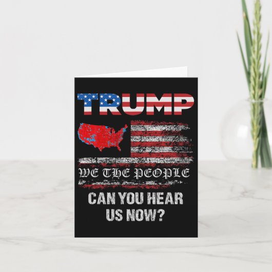 我々国民は2024話年の米国のTee選挙を持っている カード (正面)