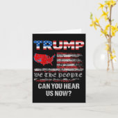 我々国民は2024話年の米国のTee選挙を持っている カード (黄色い花)