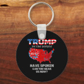 我々国民は2024話年の米国のTee選挙を持っている キーホルダー (正面)