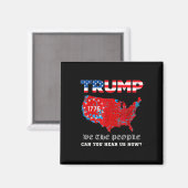 我々国民は2024話年の米国のTee選挙を持っている マグネット (正面/裏面)