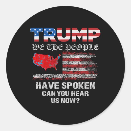 我々国民は2024話年の米国のTee選挙を持っている ラウンドシール (正面)