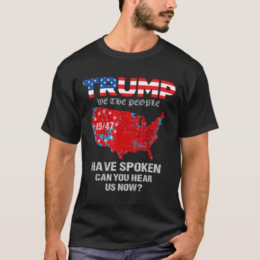 我々国民は2024話年の米国のTee選挙を持っている Tシャツ (正面)