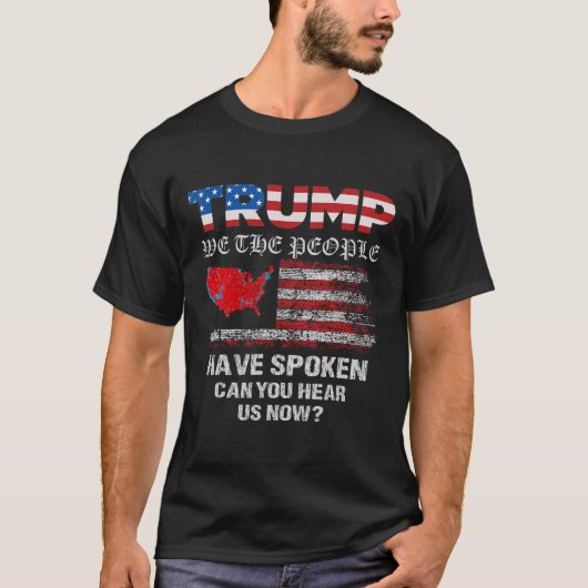 我々国民は2024話年の米国のTee選挙を持っている Tシャツ (正面)