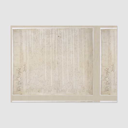 我々国民憲法ヴィンテージ分離 薄葉紙 (正面)