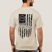 我々国民1776 Tシャツ (裏面)