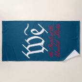 我々国民2 ビーチタオル (正面)