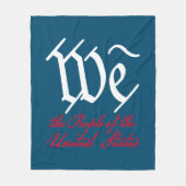 我々国民2 フリースブランケット (正面)