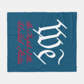 我々国民2 フリースブランケット (正面(横))