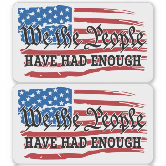 我々国民 シール (正面)