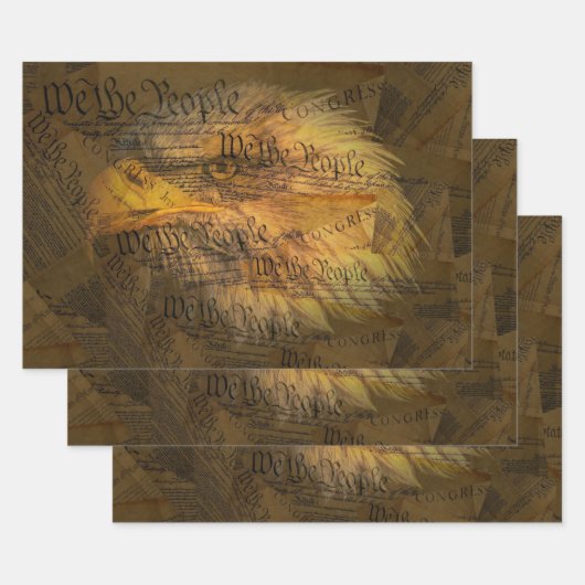 我々国民 ラッピングペーパーシート (セット)