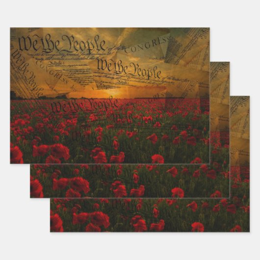 我々国民 ラッピングペーパーシート (セット)