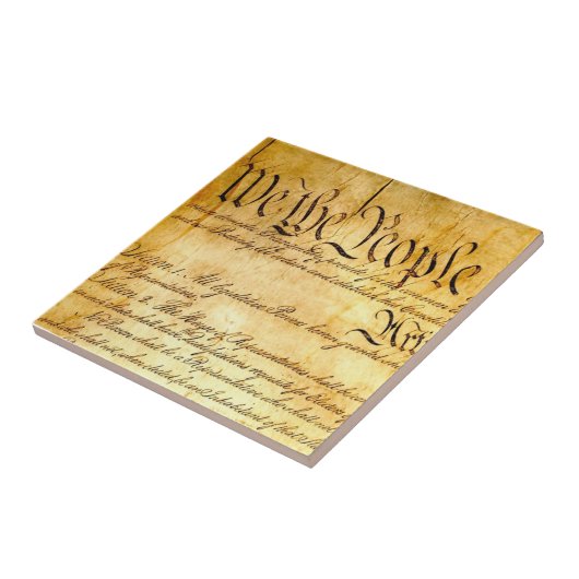 我々国民 – 憲法 タイル (側面)