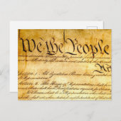 我々国民 – 憲法 ポストカード (正面/裏面)