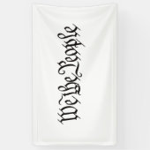 我々国民 横断幕 (縦)