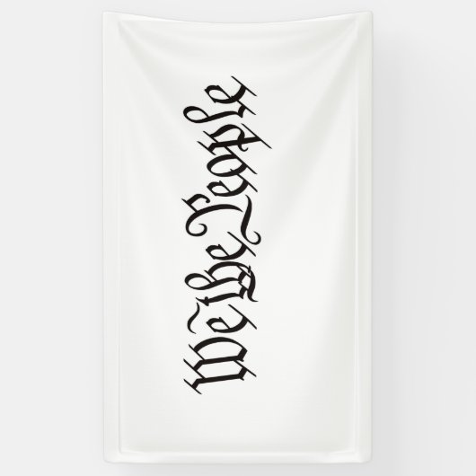 我々国民 横断幕 (縦)