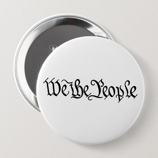 我々国民 缶バッジ (正面&裏面)