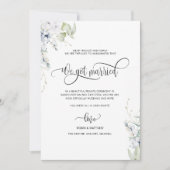 我々得結婚したはエレガント結婚したの 案内状 (正面)