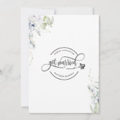 我々得結婚したはエレガント結婚したの 案内状 (裏面)