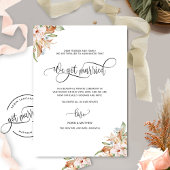 我々得結婚したは自然開花結婚したは 案内状