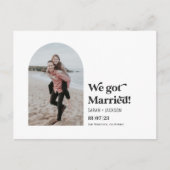 我々得、ア結婚したチモダンョシンプルン写真エロペメント 案内ポストカード (正面)