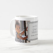 我々愛あなた叔父2写真任意の大事な行事 コーヒーマグカップ (正面左)