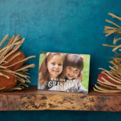 我々愛おばあちゃん写真ファンシーレタリングカスタム フォトプラーク (側面)