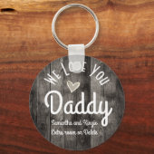 我々愛してよパパ名前をカスタムする キーホルダー (正面)