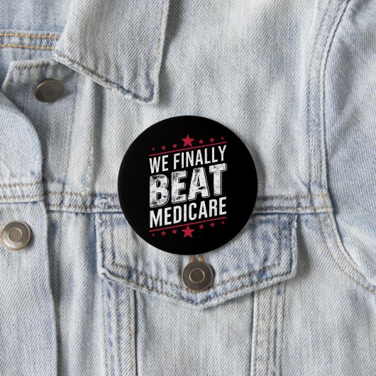 我々最終的にビートメディケア・トランプバイデン氏選挙 缶バッジ (インサイチュ)