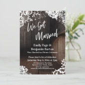 我々木結婚した得素朴筒が花を照らす 招待状 (スタンド正面)