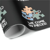 我々来はジグソープおもしろいン・ダークBG ラッピングペーパー (ロールコーナー)