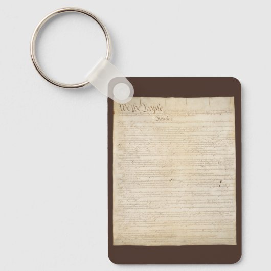 我々民統一された族州憲法 キーホルダー (正面)