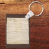 我々民統一された族州憲法 キーホルダー (裏面)